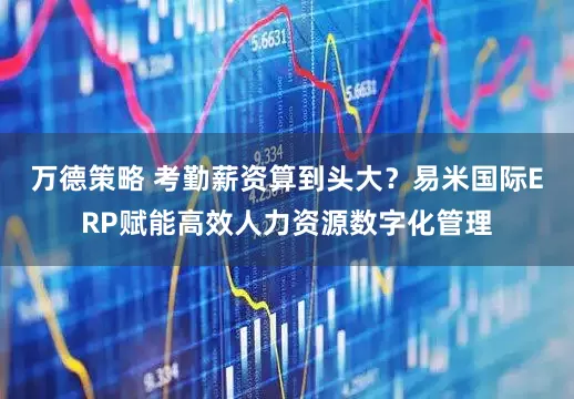 万德策略 考勤薪资算到头大？易米国际ERP赋能高效人力资源数字化管理